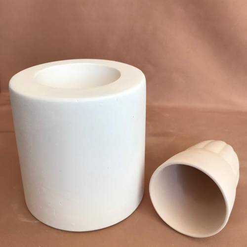 EK058 Alçı Kalıp - Seramik Döküm Kalıbı Ahtapot Bardak 8x12cm - 2