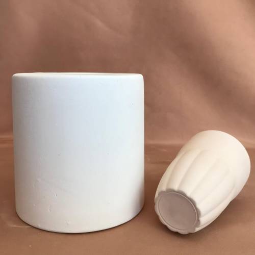 EK058 Alçı Kalıp - Seramik Döküm Kalıbı Ahtapot Bardak 8x12cm - 3