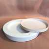 EK122 Alçı Kalıp - Seramik Döküm Kalıbı Yuvarlak Dik Kenarlı Tabak 22cm - Thumbnail (3)
