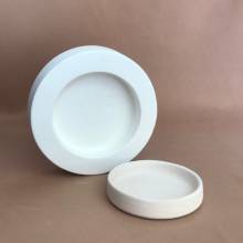 EK211 Alçı Kalıp - Seramik Döküm Kalıbı Yuvarlak Tabak 2x11cm 