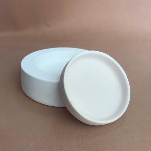 EK211 Alçı Kalıp - Seramik Döküm Kalıbı Yuvarlak Tabak 2x11cm - 1