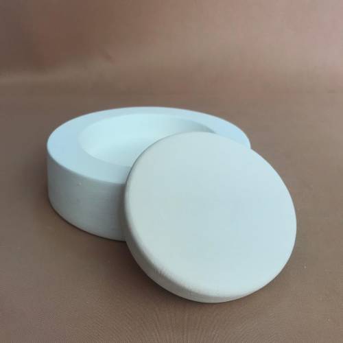 EK211 Alçı Kalıp - Seramik Döküm Kalıbı Yuvarlak Tabak 2x11cm - 2