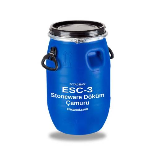 ESC-3 Stoneware - Porselen Kalıba Döküm Çamuru Beyaz 35 Kg (SIVI) (ÜCRETSİZ KARGO) - 0
