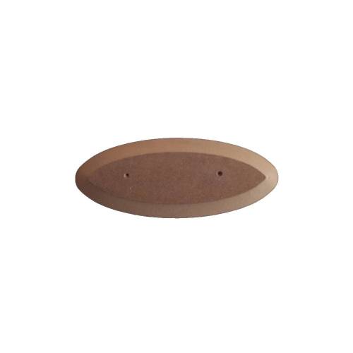 MDF Tabak Kalıbı Oval (Elips) 10x25cm - 0