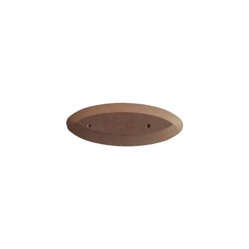 MDF Tabak Kalıbı Oval (Elips) 7,5x20cm - 0