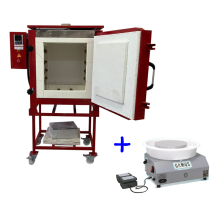 SERAMİK ATÖLYESİ İNDİRİMLİ FIRIN SETİ - 100 litre FIRIN + TORNA
