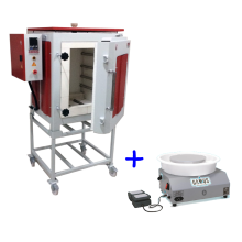 SERAMİK ATÖLYESİ İNDİRİMLİ FIRIN SETİ - 080 litre FIRIN + TORNA