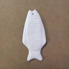 SERAMİK BOYAMA OBJESİ PULLU BALIK 21X10 CM
